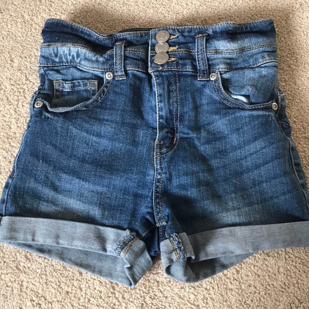 COPY - SIZE 12 GIRL’S medium wash high waisted mo…